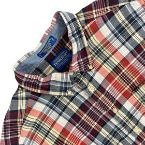 Pendleton Shirt Mens XL Multicolor Plaid‎ Seaside Short Sleeve Button Down